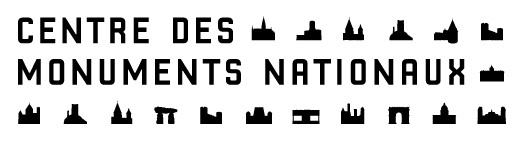 logo avec les profils de différents monuments nationaux en France.