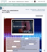 Vue &eacute;cran d&rsquo;une auto-&eacute;valuation de la Formation &laquo;&nbsp;Outils Num&eacute;riques